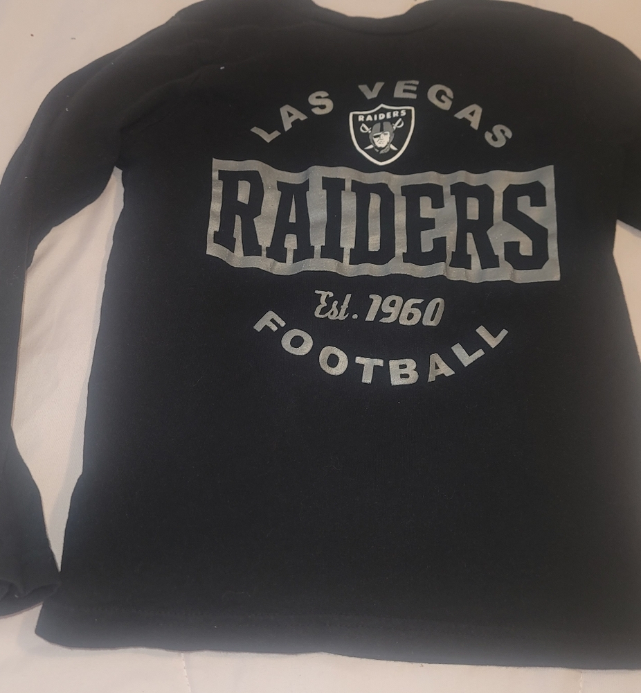 Las vegas raiders kids shirt